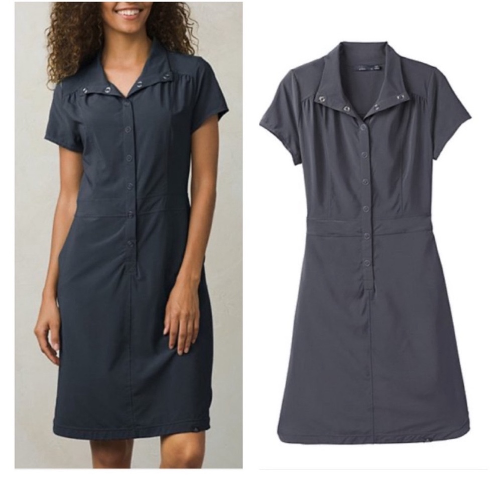 Prana Coal Shadyn Dress Small